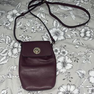 Cole Haan NWT crossbody phone push lock purse